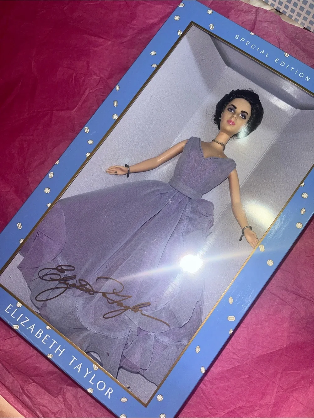 2000 Special Edition Elizabeth Taylor White Diamonds Barbie Doll NRFB